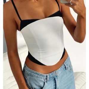 White Fox Bustier XS